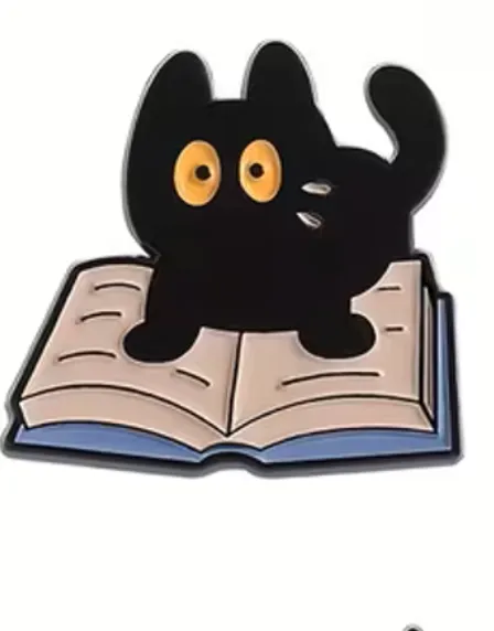 PIN - GATO Y LIBRO