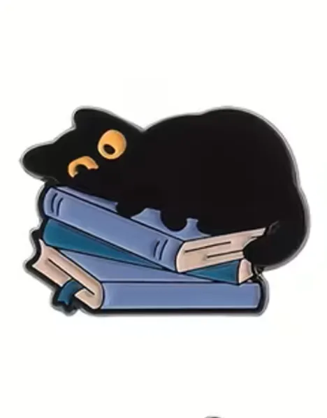 PIN - GATO Y LIBRO