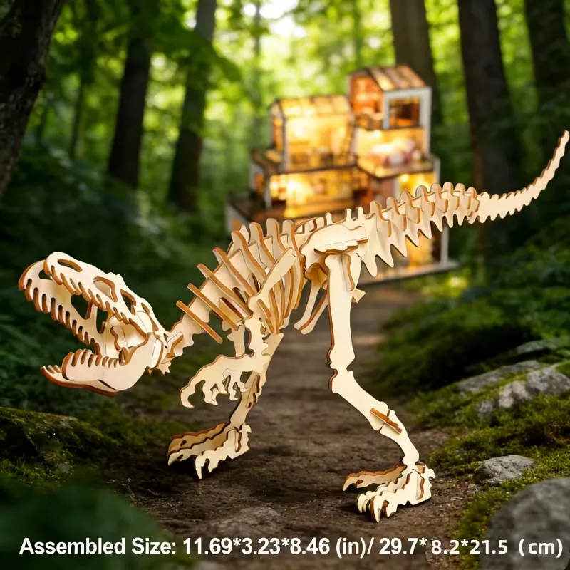 [Rompecabezas 3D] ROMPECABEZAS 3D - DINOSAURIO T REX - PUZZLE FOREST